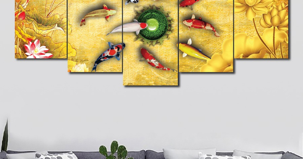 Tranh Treo Tường Cá Nghệ Thuật 36