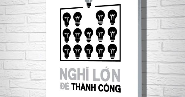 Tranh Treo Tường Nghĩ Lớn Để Thành Công