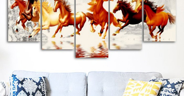 Tranh Đồng Hồ Mã Đáo Thành Công