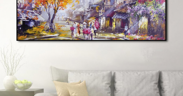 Tranh Treo Tường Con Phố Xưa 2