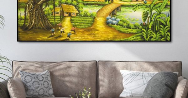 Tranh Treo Tường Con Đường Quê