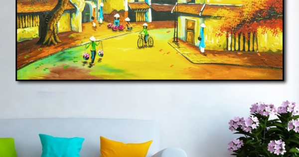 Tranh Treo Tường Con Phố Xưa