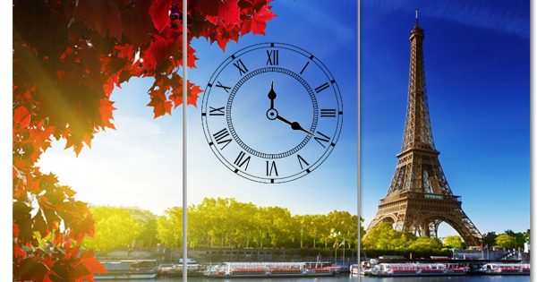 Tranh Đồng Hồ Thành Phố Paris