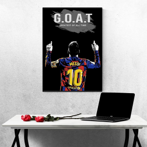 Tranh Treo Tường Cầu Thủ Bóng Đá Lionel Messi Mẫu 4