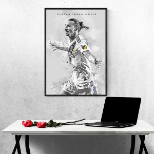 Tranh Treo Tường Cầu Thủ Bóng Đá Zlatan Ibrahimovic