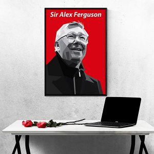 Tranh Treo Tường Huấn Luyện Viên Sir Alex Ferguson
