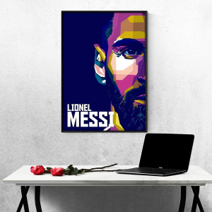 Tranh Treo Tường Cầu Thủ Bóng Đá Lionel Messi Mẫu 7