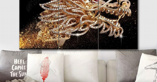 Tranh Treo Tường Rồng Nghệ Thuật 06