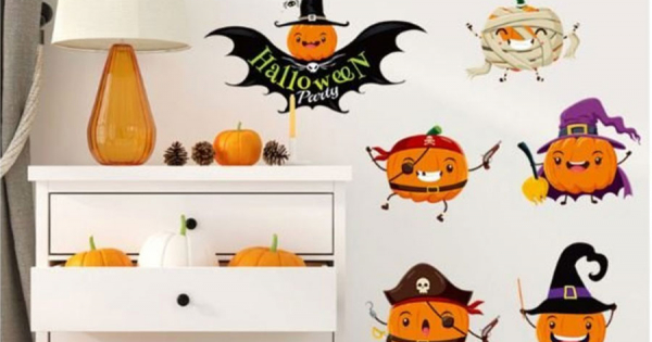 Decal Dán Tường Halloween 8