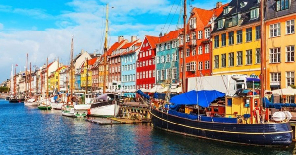 Tranh Dán Tường Bến Cảng Nyhavn