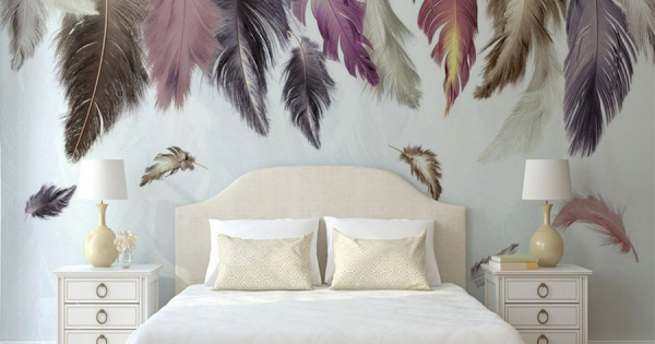 Tranh Dán Tường Lông Vũ