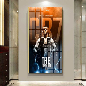 Tranh Treo Tường Cầu Thủ Bóng Đá Cristiano Ronaldo CR7 (5 Mẫu)
