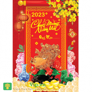 Lịch Bloc Đại 2023 - Hoa Và Phong Thủy (KVTV91)