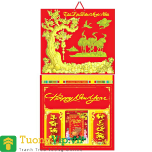 Bìa Treo Lịch 2023 Gắn Bloc Dán Nổi (40x72 cm) - KVTV217 - KVTV245 (29 Mẫu)