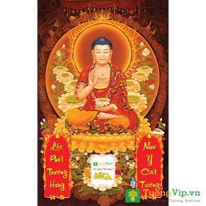 Lịch Gỗ Treo Tường Laminate Tráng Gương 2023 (40x60 cm) - Đức Phật (2 Mẫu)