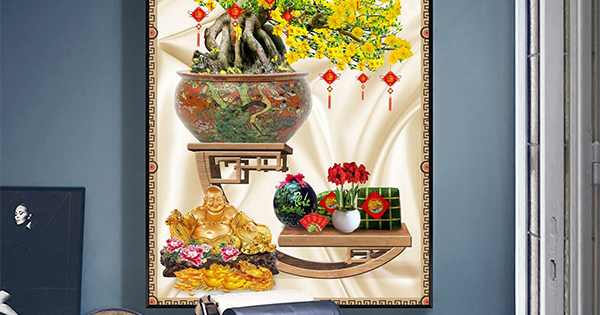 Tranh Treo Tường Cây Mai Vàng (6 mẫu)