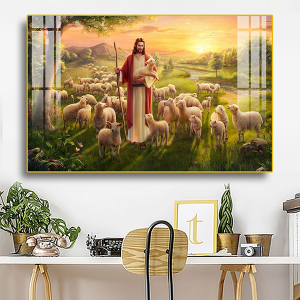 Tranh Treo Tường Chúa Giê-su Chăn Chiên Lành 01 (7 Mẫu)