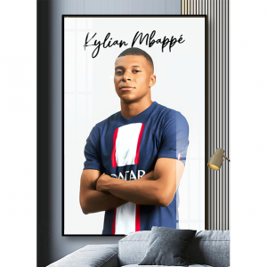 Tranh Treo Tường Cầu Thủ Bóng Đá Nổi Tiếng Kylian Mbappé 04