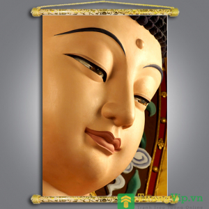 Tranh Liễn Phật Giáo - Phật Thích Ca Mâu Ni 01 - Vải Canvas Cao Cấp