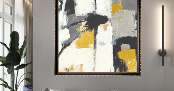 Tranh Canvas Trừu Tượng Đóng Khung Cao Cấp 01