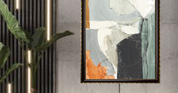 Tranh Canvas Trừu Tượng Đóng Khung Cao Cấp 03