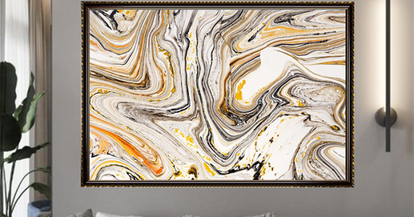 Tranh Canvas Trừu Tượng Đóng Khung Cao Cấp 04