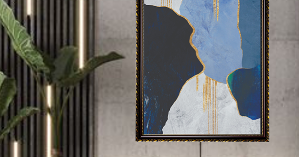 Tranh Canvas Trừu Tượng Đóng Khung Cao Cấp 06