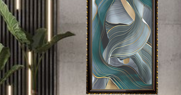 Tranh Canvas Trừu Tượng Đóng Khung Cao Cấp 07