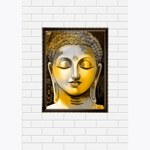 Tranh Canvas Phật An Lạc Đóng Khung Cao Cấp