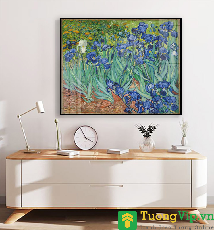 Tranh Treo Tường Hoa Diên Vĩ - Irises (1889) By Vincent Van Gogh