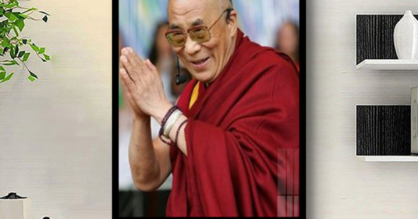 Tranh Treo Tường Nhà Lãnh Đạo Tinh Thần Phật Giáo Tây Tạng - Đạt-lại Lạt-ma (Dalai Lama)