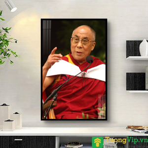 Tranh Treo Tường Nhà Lãnh Đạo Tinh Thần Phật Giáo Tây Tạng - Đạt-lại Lạt-ma (Dalai Lama) 02