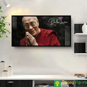 Tranh Treo Tường Nhà Lãnh Đạo Tinh Thần Phật Giáo Tây Tạng - Đạt-lại Lạt-ma (Dalai Lama) 03
