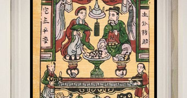 Tranh Treo Tường Nghệ Thuật Dân Gian Đông Hồ - Ông Công