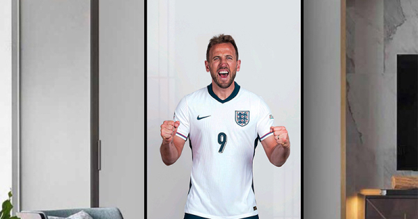 Tranh Treo Tường Cầu Thủ Bóng Đá Nổi Tiếng Đội Tuyển Anh Harry Kane - Euro 2024