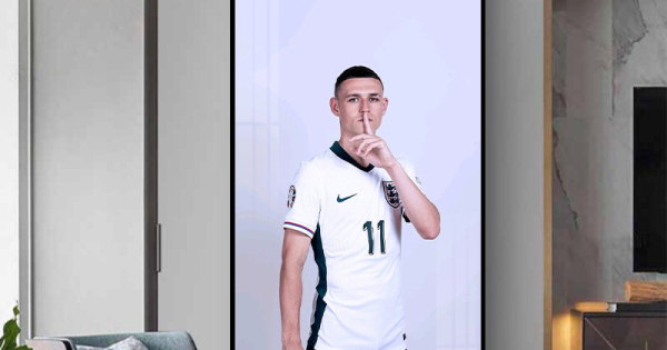 Tranh Treo Tường Cầu Thủ Bóng Đá Nổi Tiếng Đội Tuyển Anh Phil Foden - Euro 2024