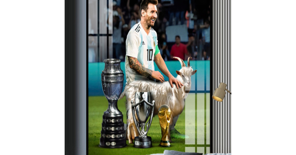 Tranh Treo Tường Cầu Thủ Bóng Đá Nổi Tiếng - Lionel Messi 01