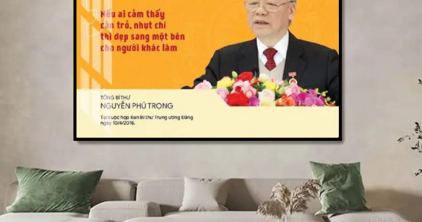 Tranh Treo Tường Bác Tổng Bí Thư Nguyễn Phú Trọng Kính Yêu 04