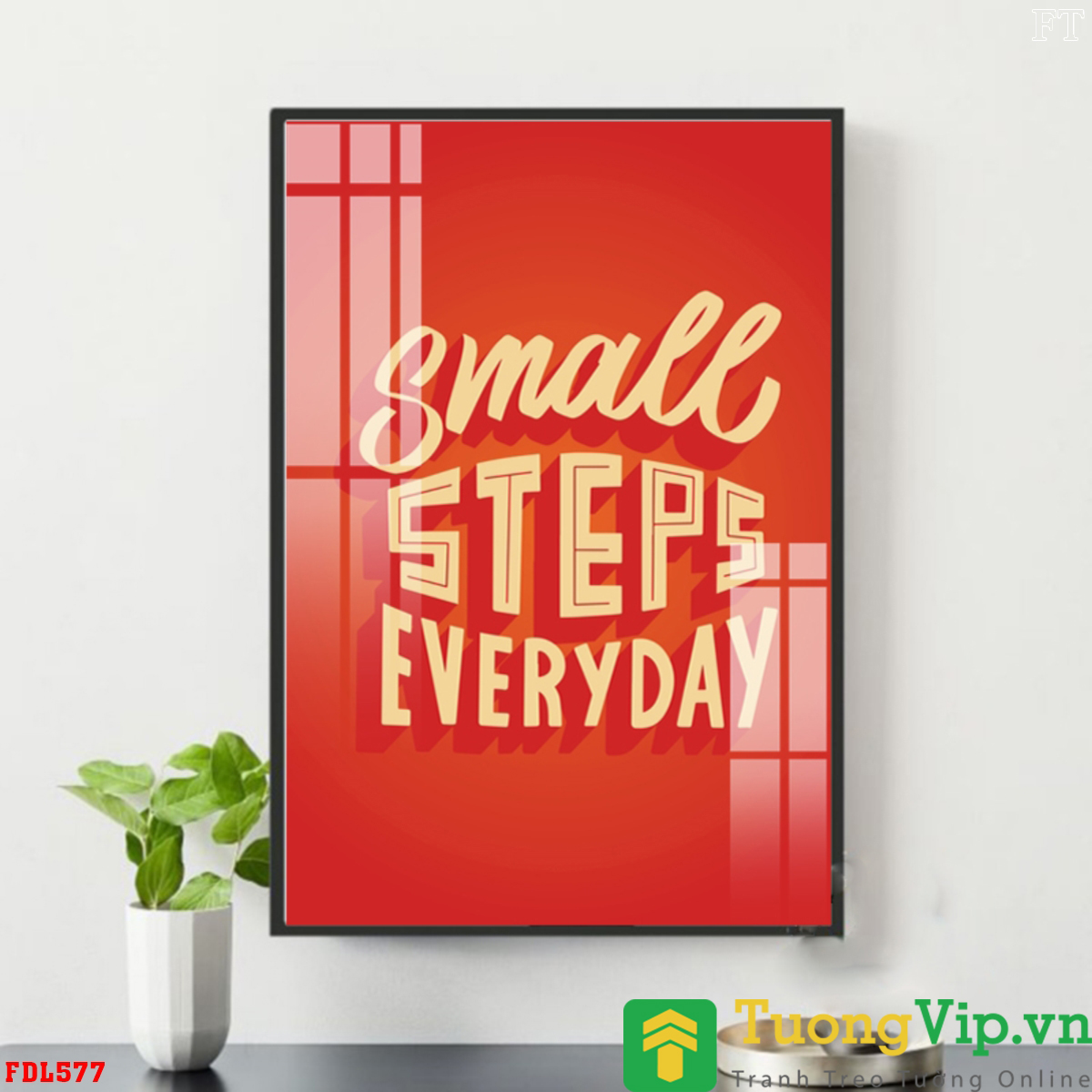 Tranh Treo Tường Small Steps Everyday