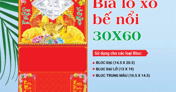 7 Mẫu Bìa Lịch 2025 Lò Xo Bế Nổi (30x60 cm) - TVKV223 - TVKV229 - In Quảng Cáo Logo Theo Yêu Cầu