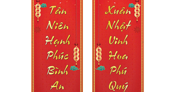 Tranh Liễn (30x90CM) Câu Đối Trang Trí - 