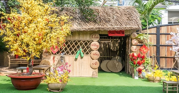 Tranh Trang Trí - Background tranh tiểu cảnh 01 - Phông Nền Chụp Ảnh Chủ Đề Tết 2025
