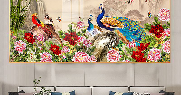 Tranh Treo Tường Hoa Khai Phú Quý 03