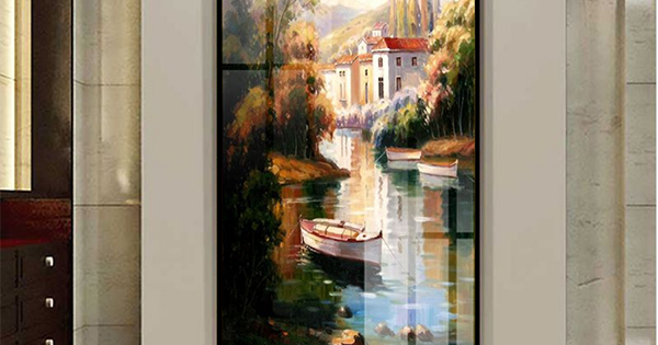 Tranh Treo Tường Sơn Dầu Phong Cảnh Hữu Tình 07