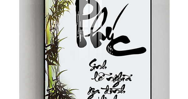 Tranh Treo Tường Thư Pháp Chữ Phúc