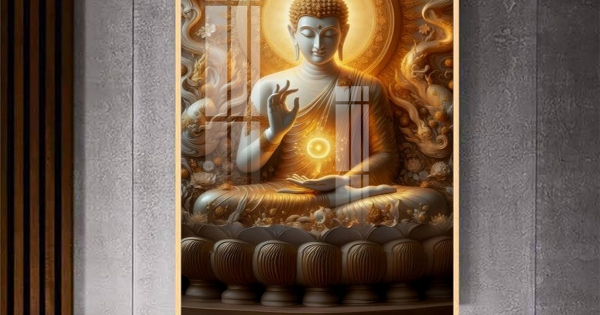 [TRANH PHẬT GIÁO] Tranh Treo Tường Phòng Thờ Phật Thích Ca Mâu Ni