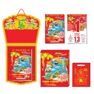 Lịch Bloc Siêu Đại 2026 (20 x 30 cm) - Việt Nam Thịnh Vượng - TVKV
