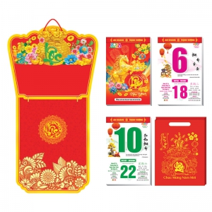 Lịch Bloc Đại Đặc Biệt 2026 (17 x 26 cm) - Tài Lộc 01 - TVKV