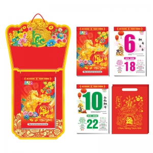 Lịch Bloc Đại Đặc Biệt 2026 (17 x 26 cm) - Tài Lộc 01 - TVKV