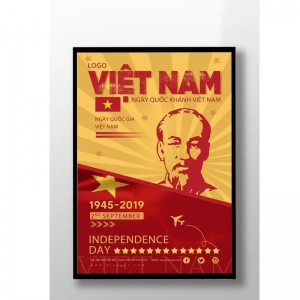 Tranh Treo Tường Mừng Đại Lễ 80 Năm Quốc Khánh 2/9